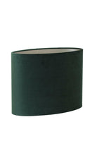 Lampenkap Oval Straight Slim 30-15-25 Cm Velours Dutch Green