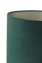 Lampenkap Oval Straight Slim 30-15-25 Cm Velours Dutch Green