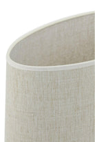 Lampenkap Oval Straight Slim 38-17 5-28 Cm Breska Pearl White