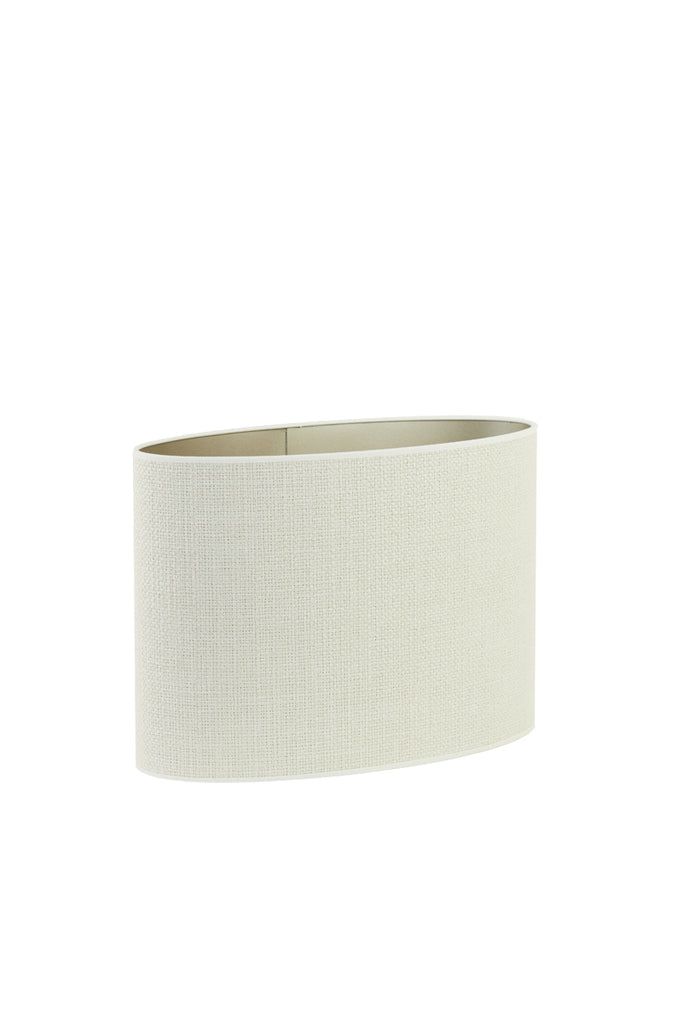 Lampenkap Oval Straight Slim 45-21-32 Cm Saverna Egg White