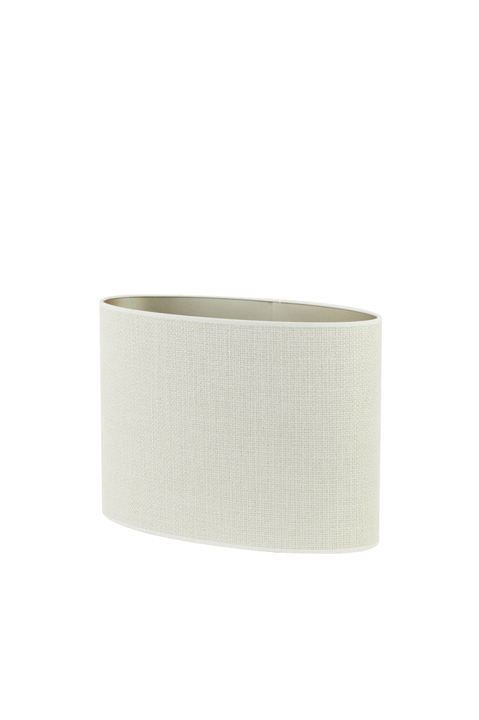 Lampenkap Oval Straight Slim 45-21-32 Cm Saverna Egg White