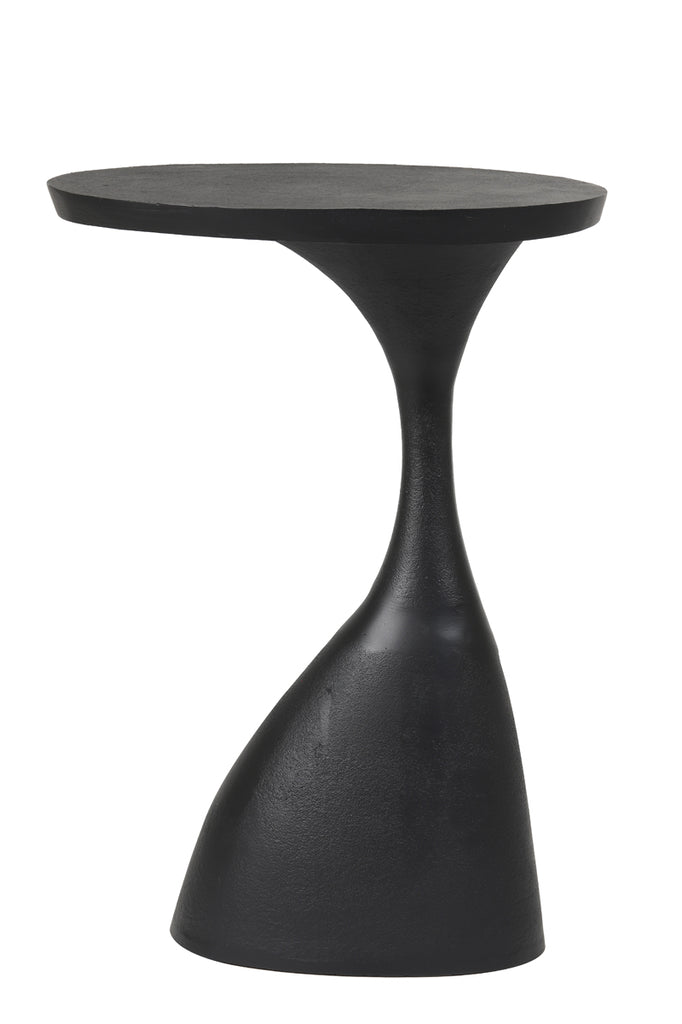 Side Table 40X33X55 Cm Macau Matt Black