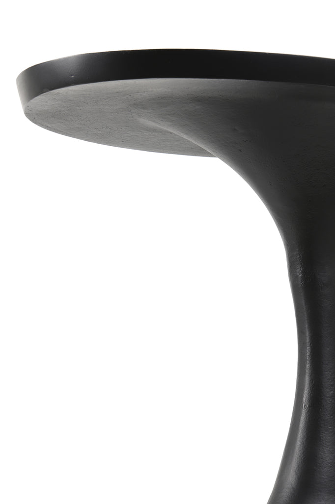 Side Table 40X33X55 Cm Macau Matt Black