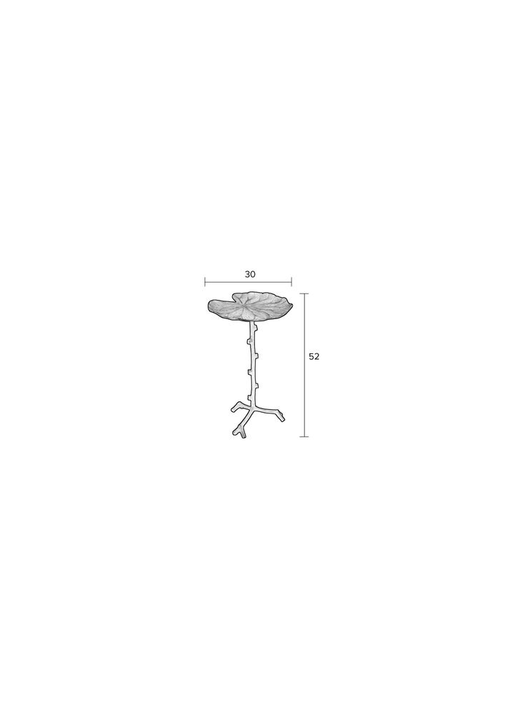 Side Table Lily Single Black