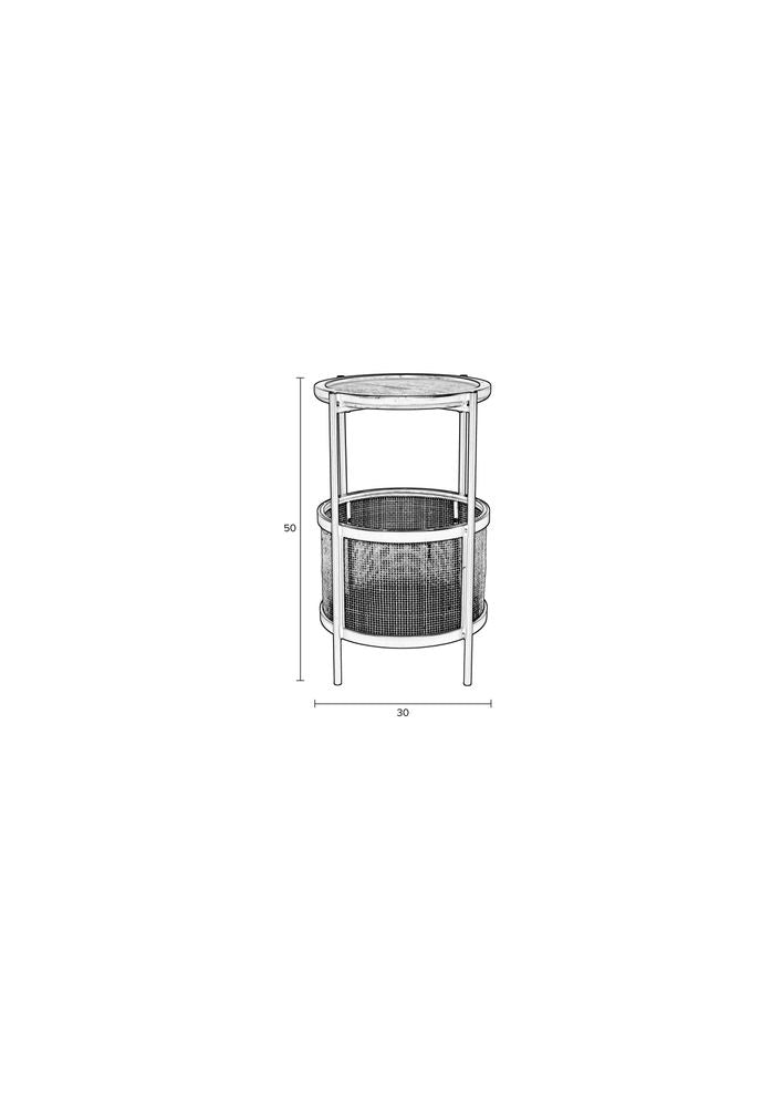Side Table Makoto Black