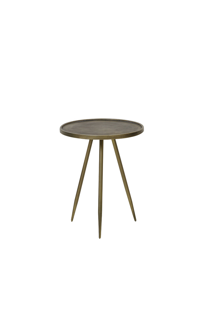 Bijzettafel Ø39 5X50 5 Cm Envira Antique Gold