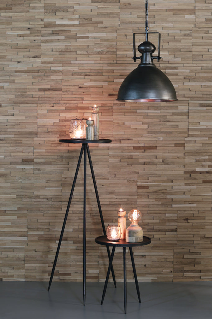 Bijzettafel Ø39 5X50 5 Cm Envira Zinc