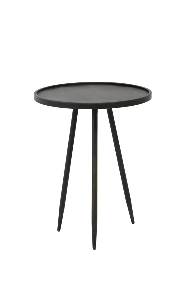 Bijzettafel Ø39 5X50 5 Cm Envira Zinc