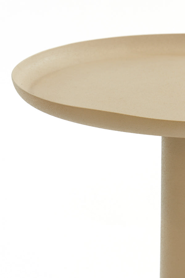 Bijzettafel Ø39X52 Cm Milaki Beige