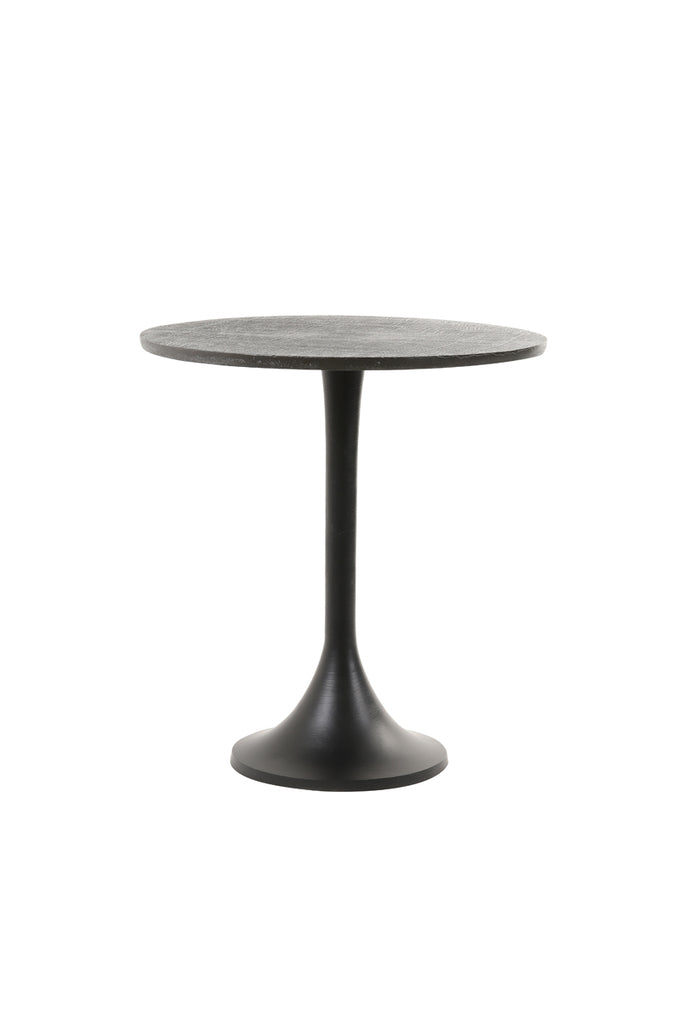 Bijzettafel Ø48X53 Cm Rickerd Antique Black