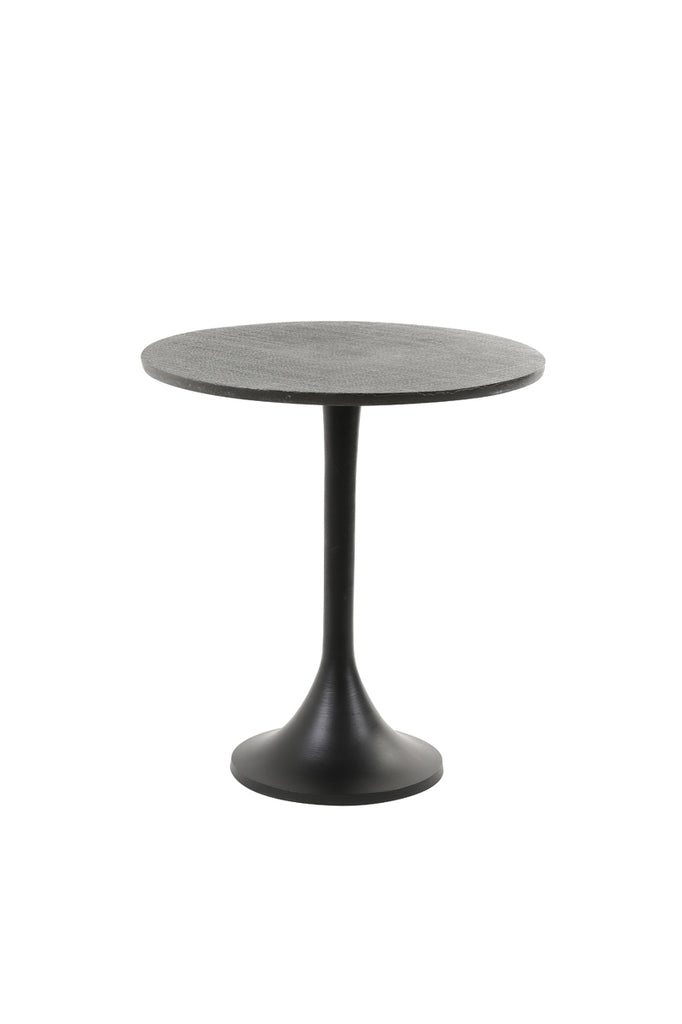 Bijzettafel Ø48X53 Cm Rickerd Antique Black