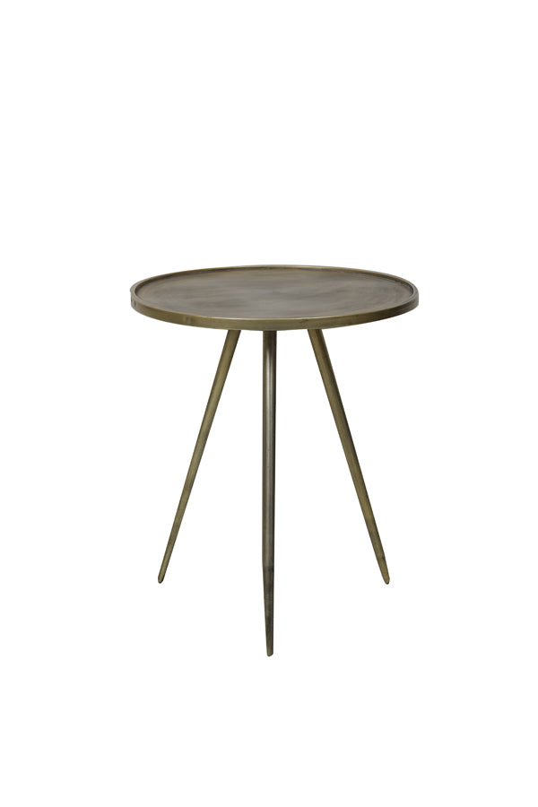Side Table Ø51X60 Cm Envira Antique Gold