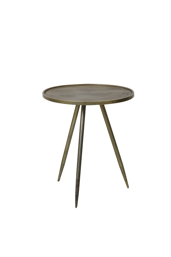 Side Table Ø51X60 Cm Envira Antique Gold