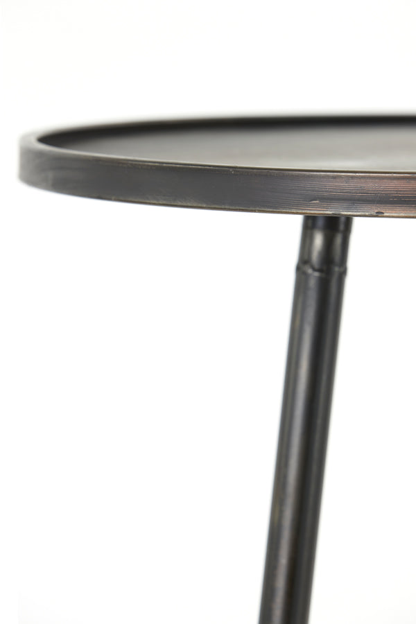 Bijzettafel Ø51X60 Cm Envira Zinc