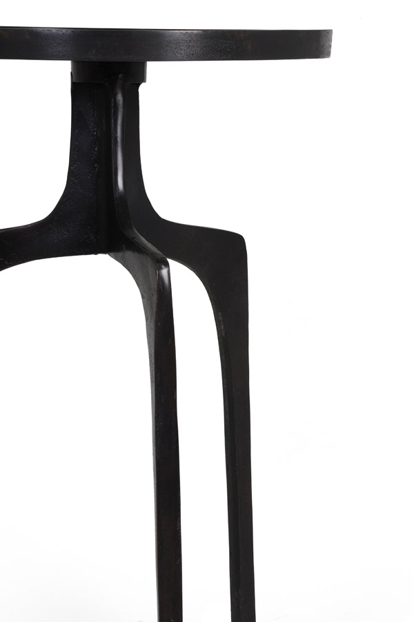 Side Table S/2 Ø38X54 + Ø41X63 Cm Pano Dark Bronze