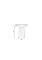 Side Table Sverre Round Ivory