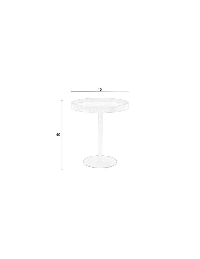 Side Table Yuri Oak S