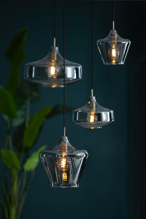 Hanglamp Solna - Smoke Glas Ã˜39 5Cm