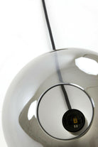 Hanging Lamp 4L 114X20X120 Cm Subar Matt Black + Smoked Glass
