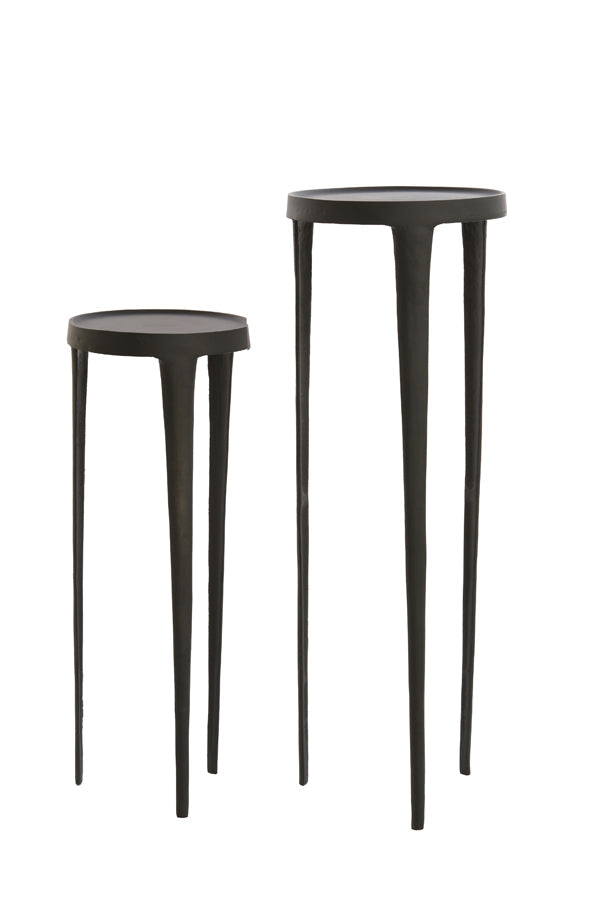 Pillar S/2 30X80 + 35X100 Cm Tobias Black