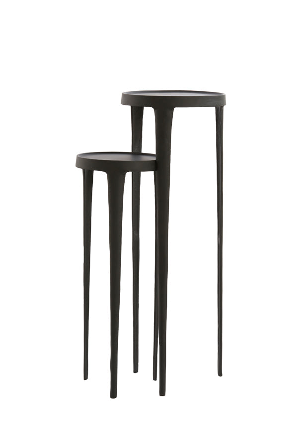 Pillar S/2 30X80 + 35X100 Cm Tobias Black