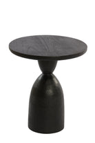 Side Table 40X50 Cm Torir Mango Wood Matt Black
