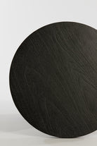 Side Table 40X50 Cm Torir Mango Wood Matt Black