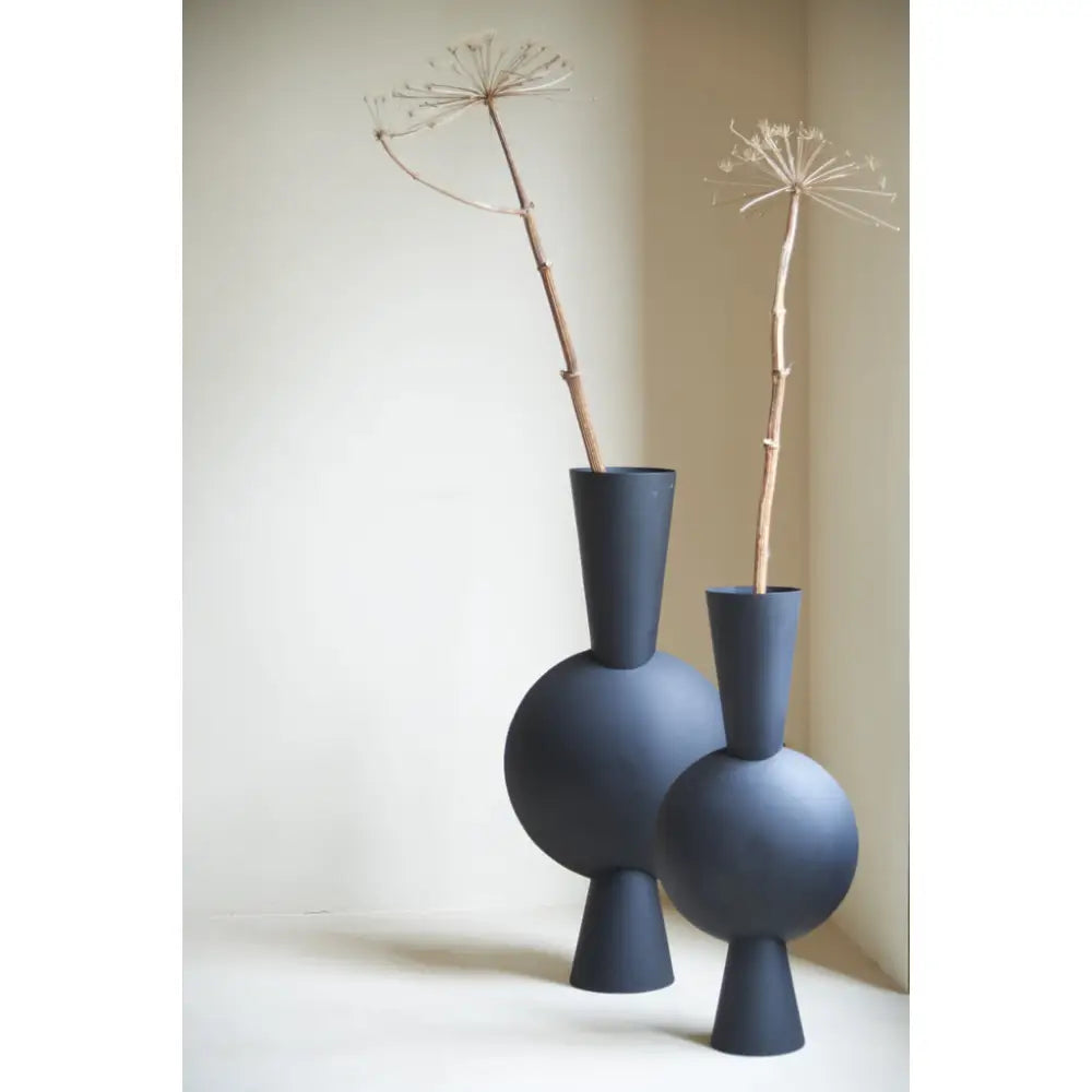 Vase 38X17 5X79 5 Cm Kavandu Matt Black