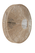 Wandlamp Ø43X43 Cm Lyra Natural + Matt Black