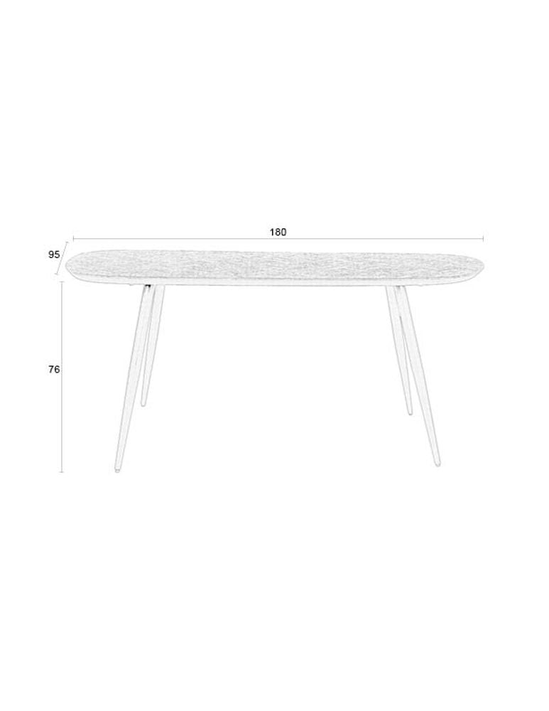 Webster Eettafel Rechthoekig